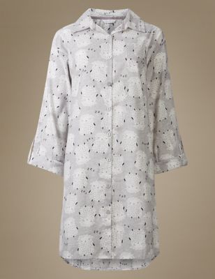 Pure Cotton Printed Nightdress